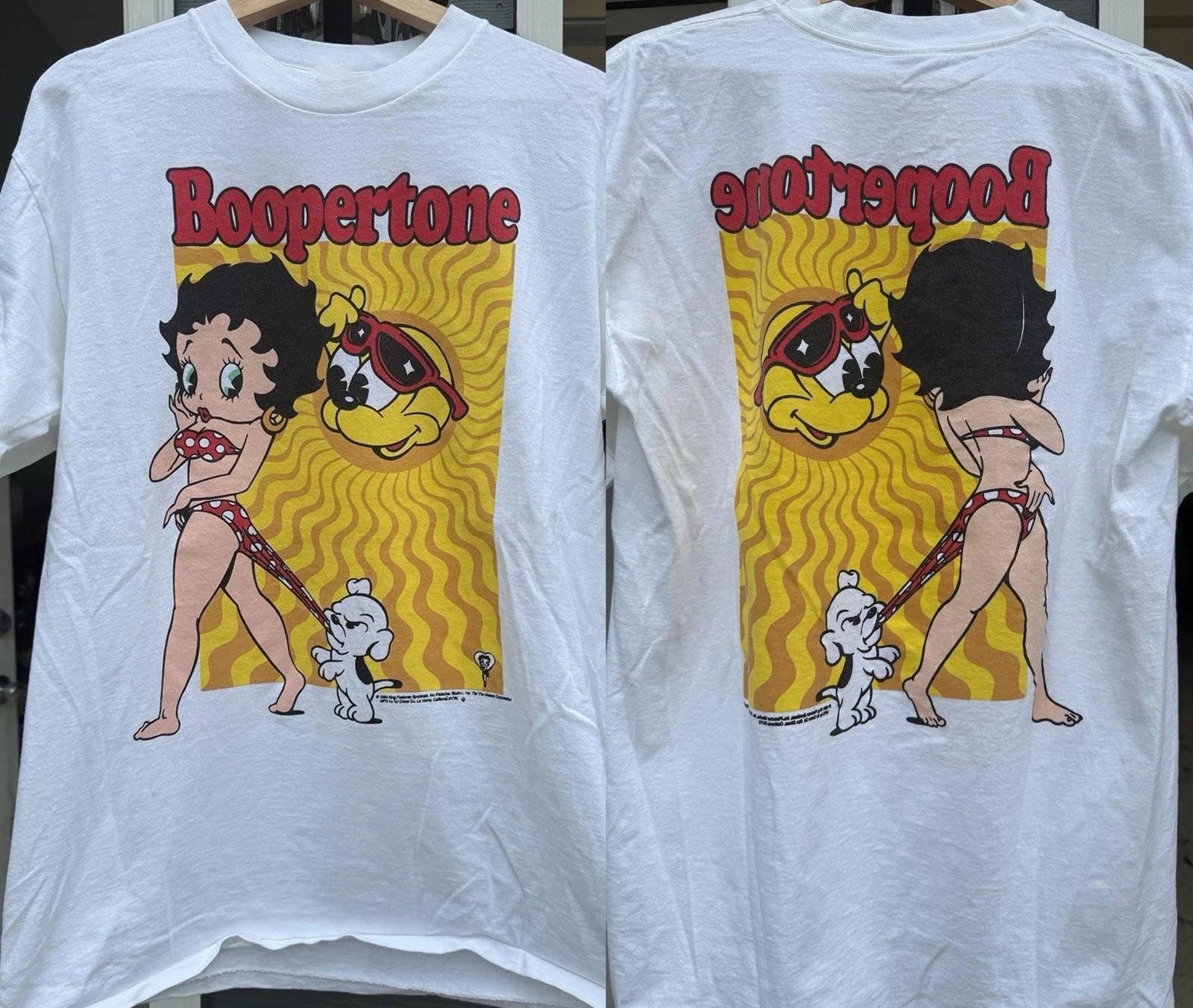 

Футболка Betty Boop Boopertone 90-х Размеры S-5XL Бренд Comfort Colors 1990-х XXXL