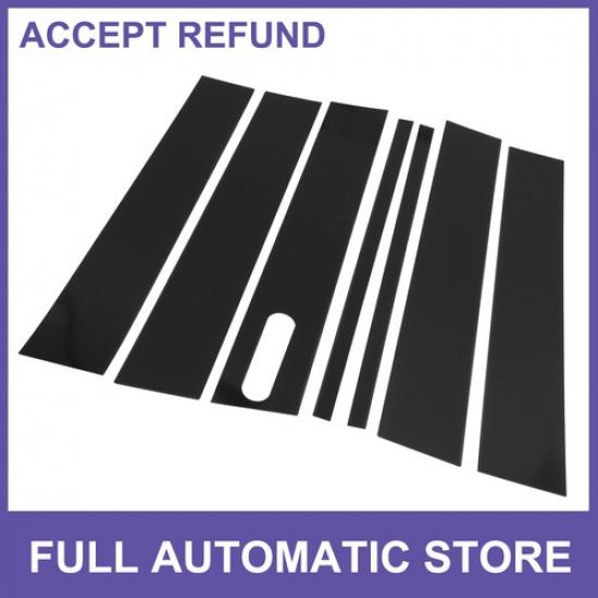 7 Pcs Door Pillar Window Trim for Ford Explorer Sport Trac 07-10 Black