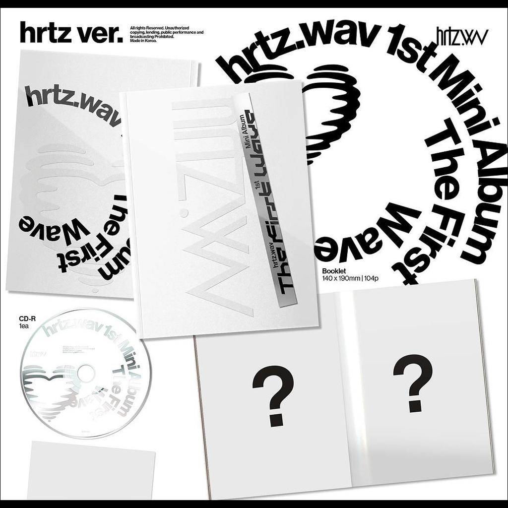 [Pre-order] hrtz.wav [The First Wave] 1st Mini Album (hrtz ver.) + Free Gift