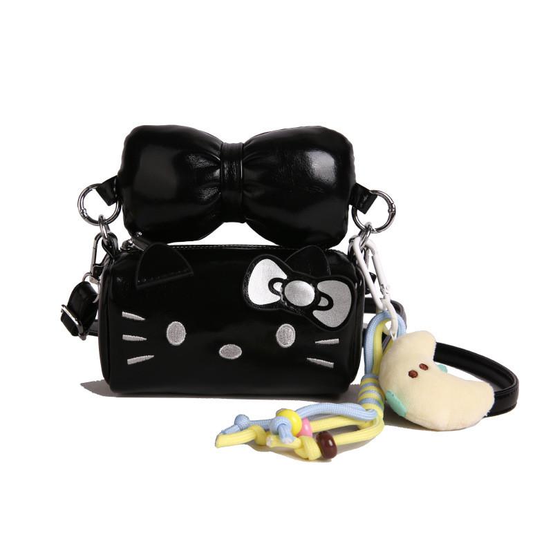 Hello Kitty Cartoon Mini Mädchen Umhängetasche Aus Wasserdichtem PU-Material Für Den Täglichen Gebrauch