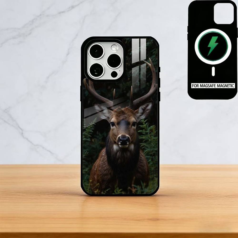 Deer Hunting Phone Case For iPhone17,16,15,14,13,12,11 Plus,Pro Magnetic with Magsafe Wireless Charging