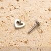 ASTM F136 Titanium Piercing 16G 18G CZ Heart Labret Earring Internally Threaded Cartilage Tragus Medusa Lip Monroe Body Jewelry