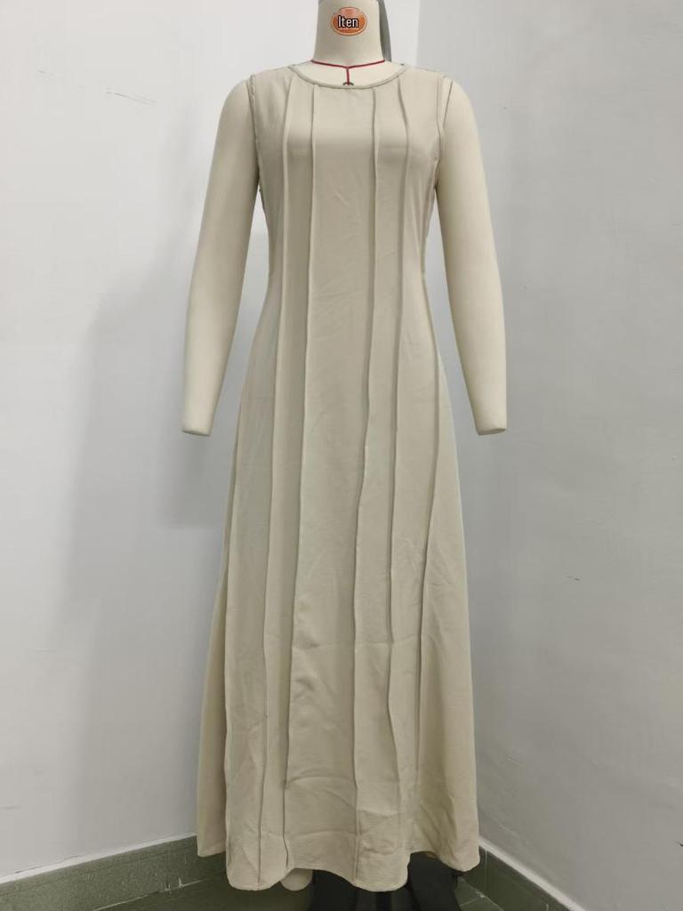 2026 Summer Elegant Women's Sleeveless Pleated Long Dress