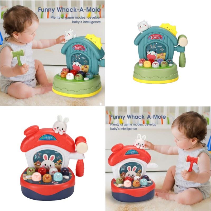 Children's Toy With Multiple Functions Light And Sound Music Whack-a-mole Game Parent-child Interaction Early Education