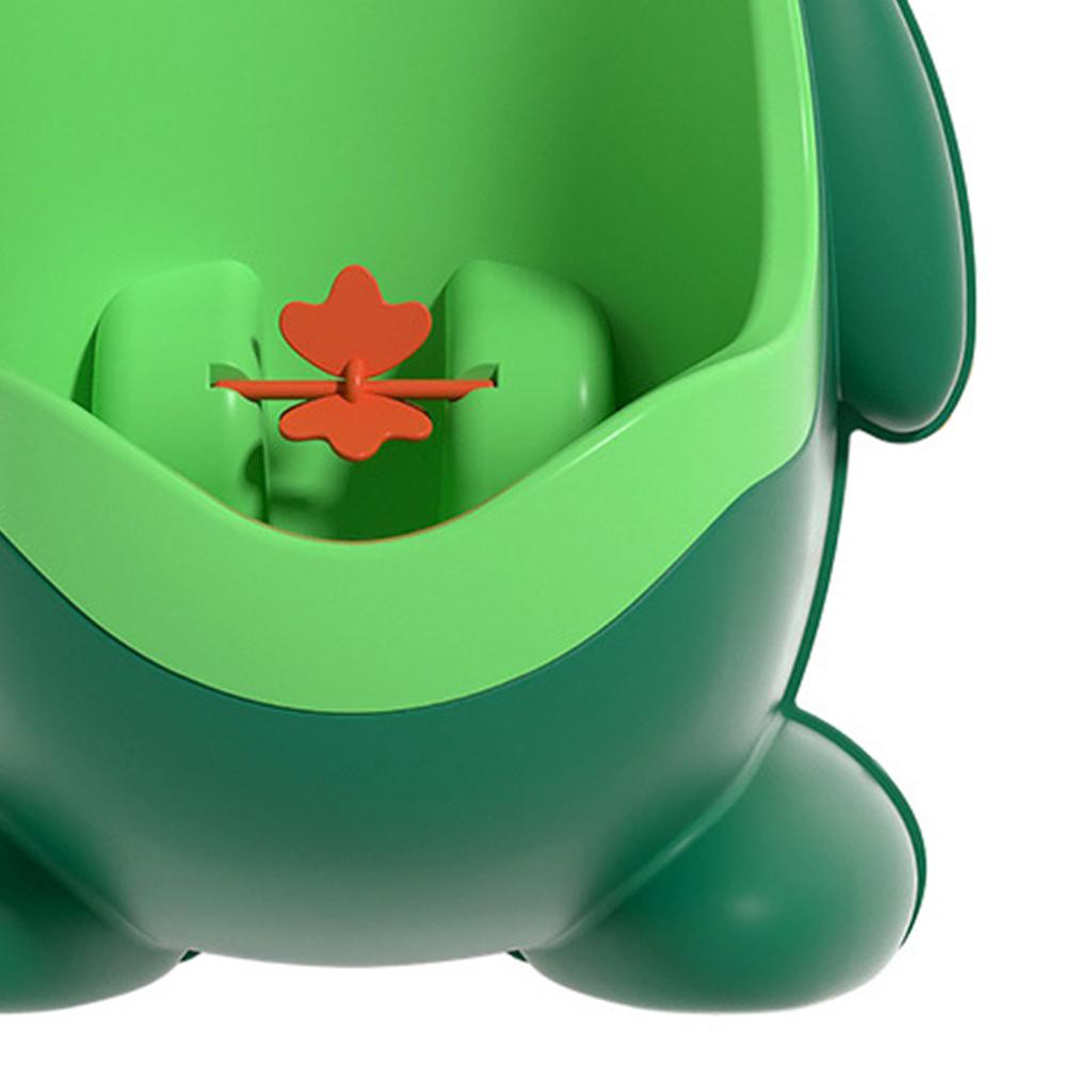 Kinderurinal Niedliche Cartoon Lustiges Ziel Zielscheibe Wandmontiertes Urinal für Jungen Kleinkinder Grün