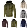 Chaqueta con capucha de otoño para hombre, jersey de manga larga con cremallera, cárdigan de algodón, sudadera con capucha