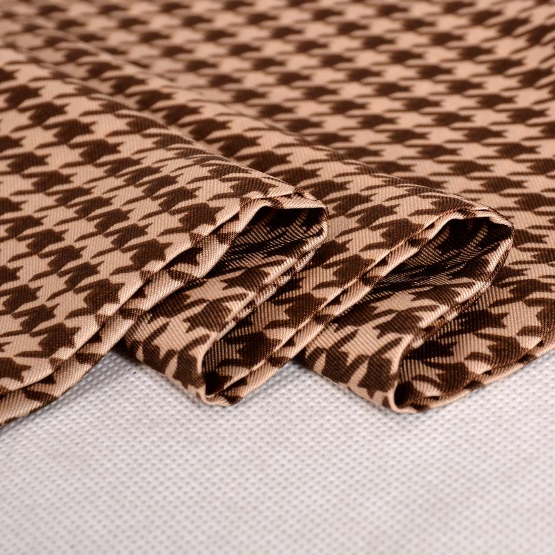 [BYSIFA] Herren Seidenschal Halstuch Herbst Winter Herren Lange Schals Mode Hahnentritt Business Schal Krawatte 170*30cm