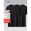 Romens Men's 2-Pack Solid Crewneck Cotton T-Shirts