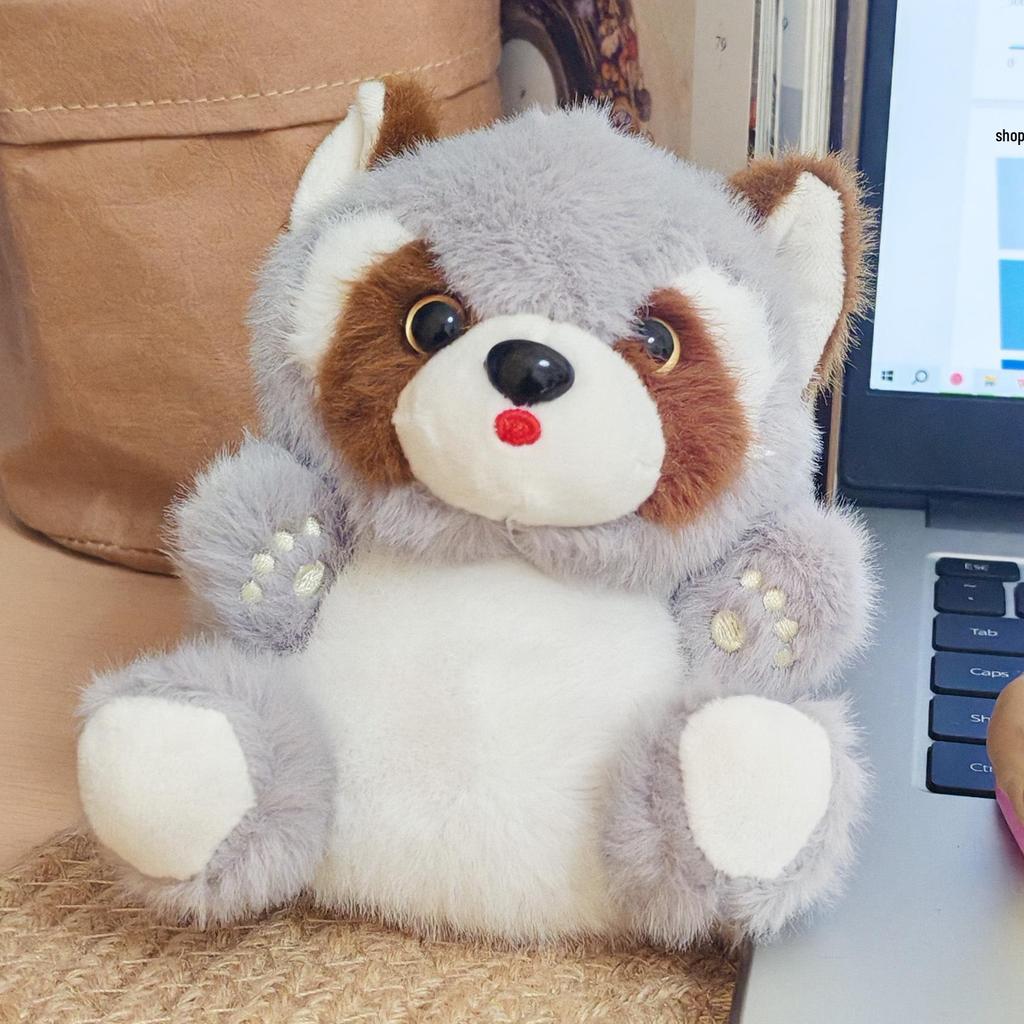 Bolsa de Pelúcia de Guaxinim Fofa Transfronteiriça Pingente de Chaveiro