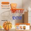Foldable Indoor Wall-Mounted Basketball Hoop for Kids