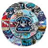 50pcs Trendy Diving Sports Stickers for Phone Cases, Power Banks, Guitars, and Refrigerators