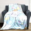1pc Balloon Cloud Blanket Lightweight Flannel Throw for Sofa Bed Travel Camping Livingroom Office Couch Chair