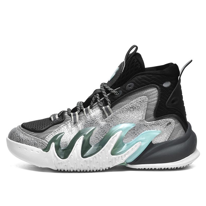 

Guochao men s shoes new autumn men s sports shoes large size high top thick sole actual combat basketball shoes casual running tide shoes 39
