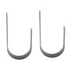 2PCS Curtain Holdbacks Tie Backs Iron Modern U Shaped Curtain Wall Hooks Holders for Drapes Bedroom