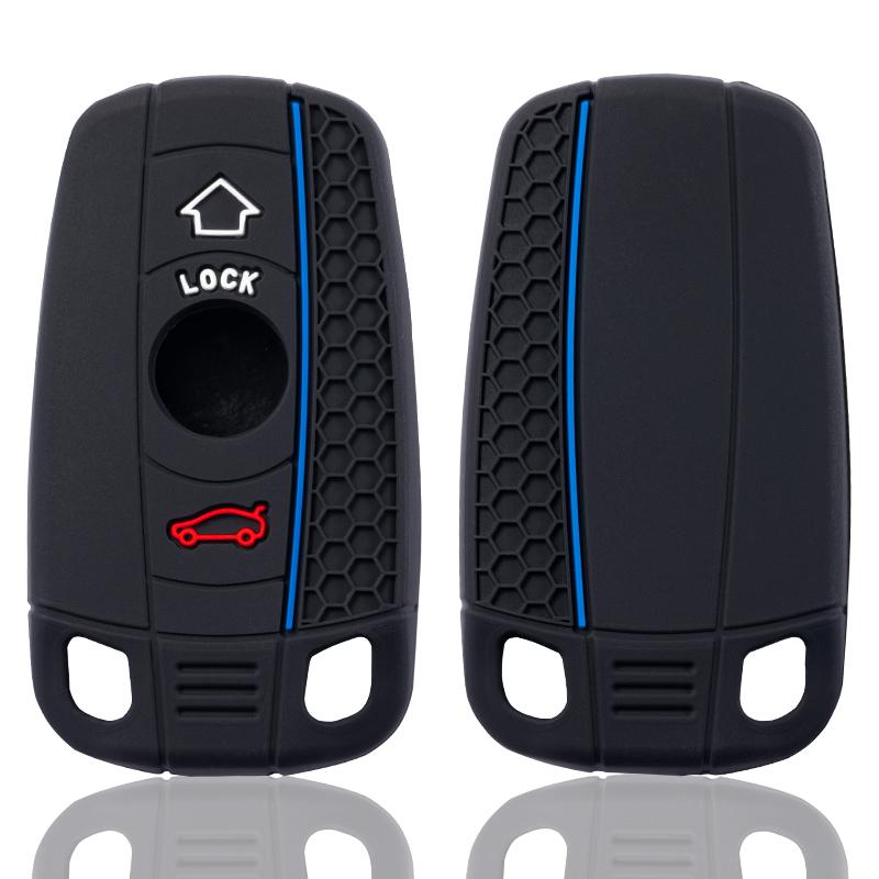 Silicone Fashion Car Key Case Cover For Bmw E90 E60 E70 E87 3 5 6 Series M3 M5 X1 X5 X6 Z4 E71 E72 E88 E89 E91 E92 Protector