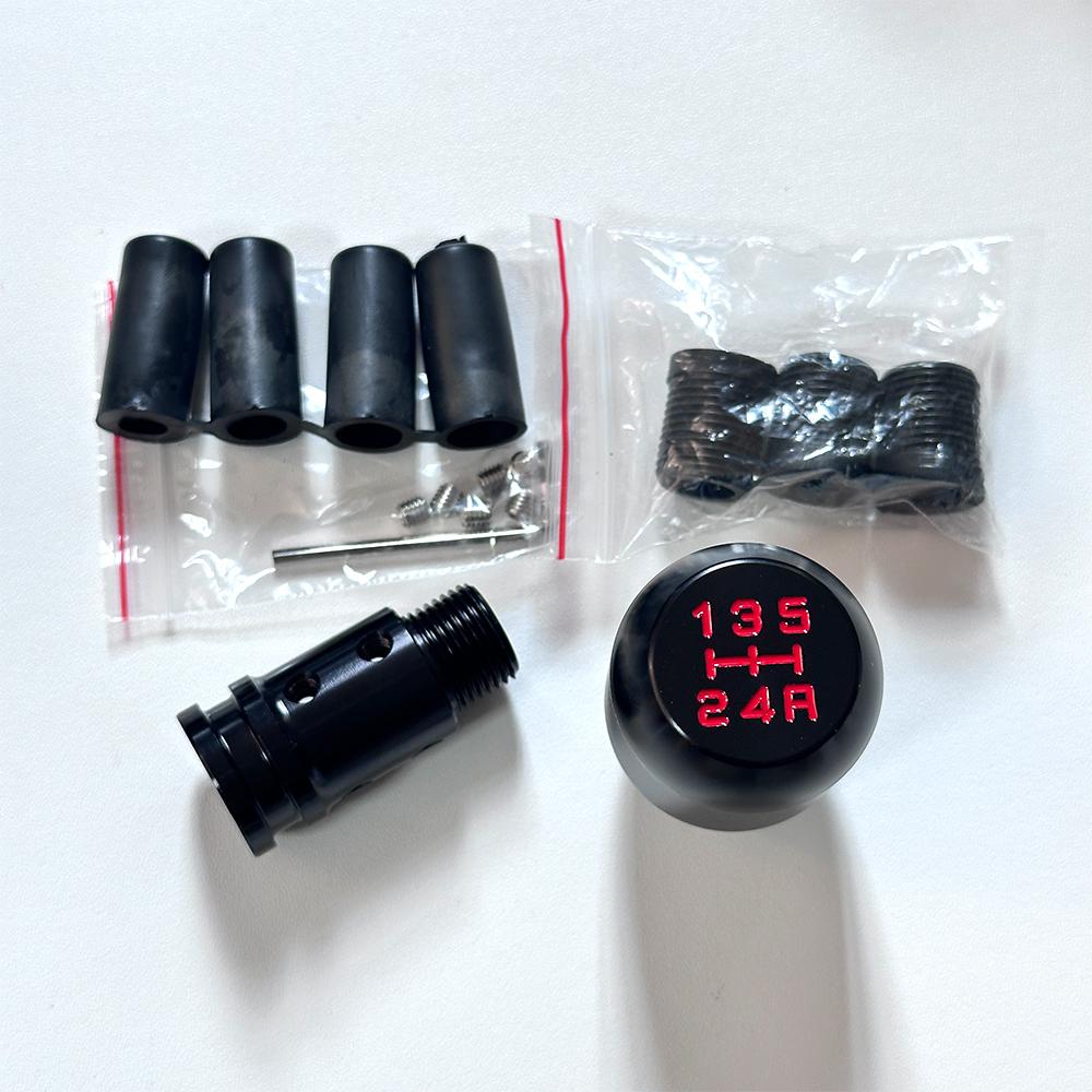 5 Speed Car Gear Shift Head Aluminum Alloy Car Gearshift Lever Universal Car Gear Shift Extension Bar Car Joystick Extender