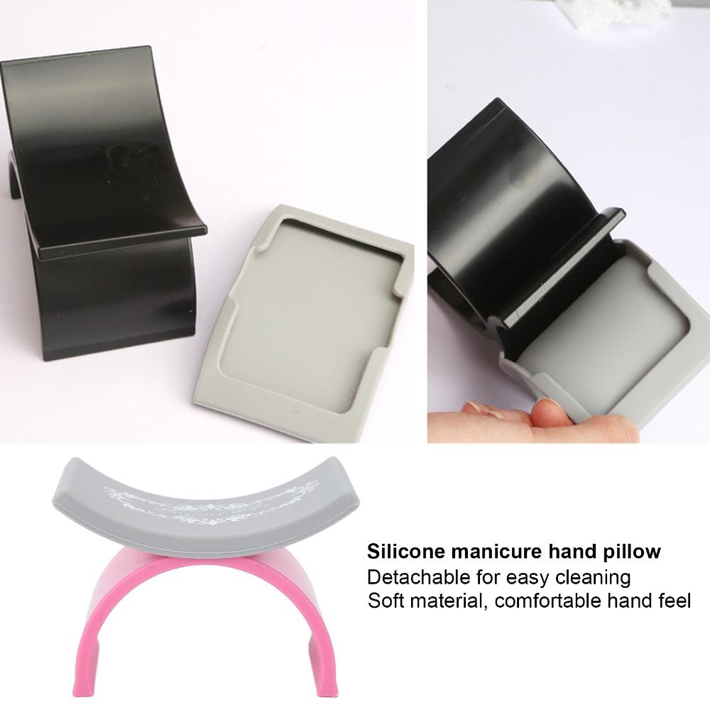 Holder Manicure Hand Rest Pink or Black Nail Art Rest Manicure Nail Hand Rest Nails Art DIY