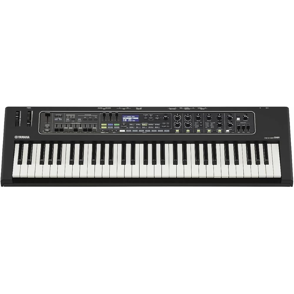YAMAHA Yamaha Stage Keyboard, 61 Keys, Built-in Speaker, Battery Powered, Lightweight, Compact CK61