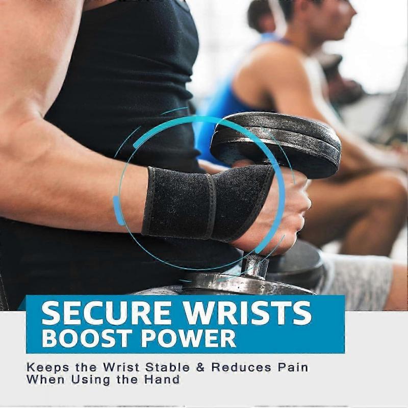 2 Pack Wrist Brace Wrist Wraps for Carpal Tunnel Arthritis Tendonitis Sprains