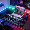 Custom Name Personalized Ghostbusters Pattern Mousepad, Laptop PC Desk Mat, Decorative Desk Mat for Home Keyboard Pad Gift
