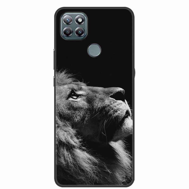 Für Lenovo K12 Pro Hülle Weiches Silikon Wolf Löwe TPU Rückabdeckungen für Lenovo K12Pro Handy Tasche Cartoon Schutzhüllen Hübsch
