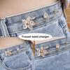 Detachable Metal Pins Fastener Pants Pin Retractable Button Sewing-Free Buckles For Jeans Perfect Fit Reduce Waist