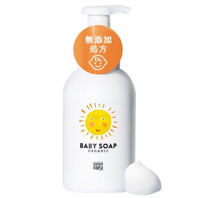 Mama Baby Baby Soap (Foam Type) for the Whole Body [Additive-Free, Fragrance-Free, Organic, Gentle On Eyes, for Newborns and Up] 400mL