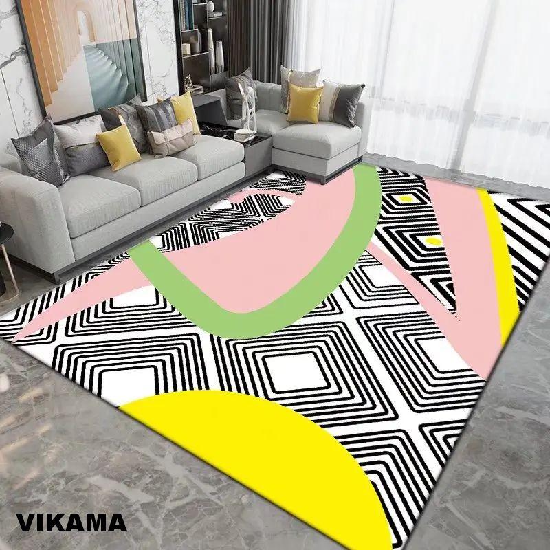 Crystal Velvet Light Luxury Carpet Living Room Sofa Coffee Table Scandinavian High-end Home Bedroom Blanket