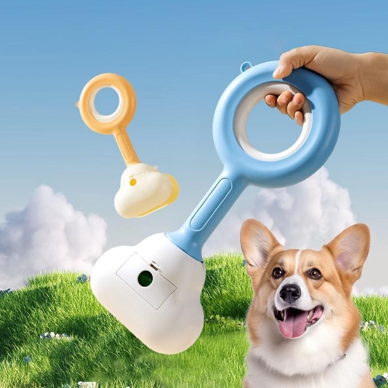 Convenient Pet Poop Scooper Keep Hand Clean And Environment Ergonomic Handle For Easy Use for Neighborhoods