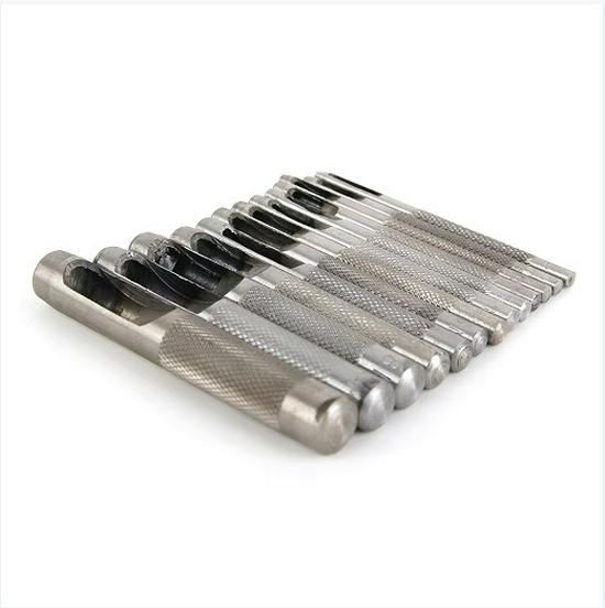 Leather Belt Hole Punch Set with Eyelet and Hollow Punch Tools