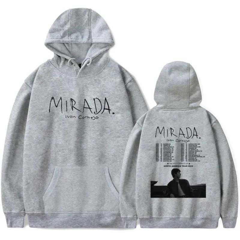 Ivan Cornejo Mirada Tour 2025 Long-sleeved hoodie Merch Men and women HipHop Long-sleeved hoodie casual wear