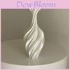 Vase Art Abstrait Décor Tourbillonnant en Résine Pour Maison Moderne Bureau Cadeau