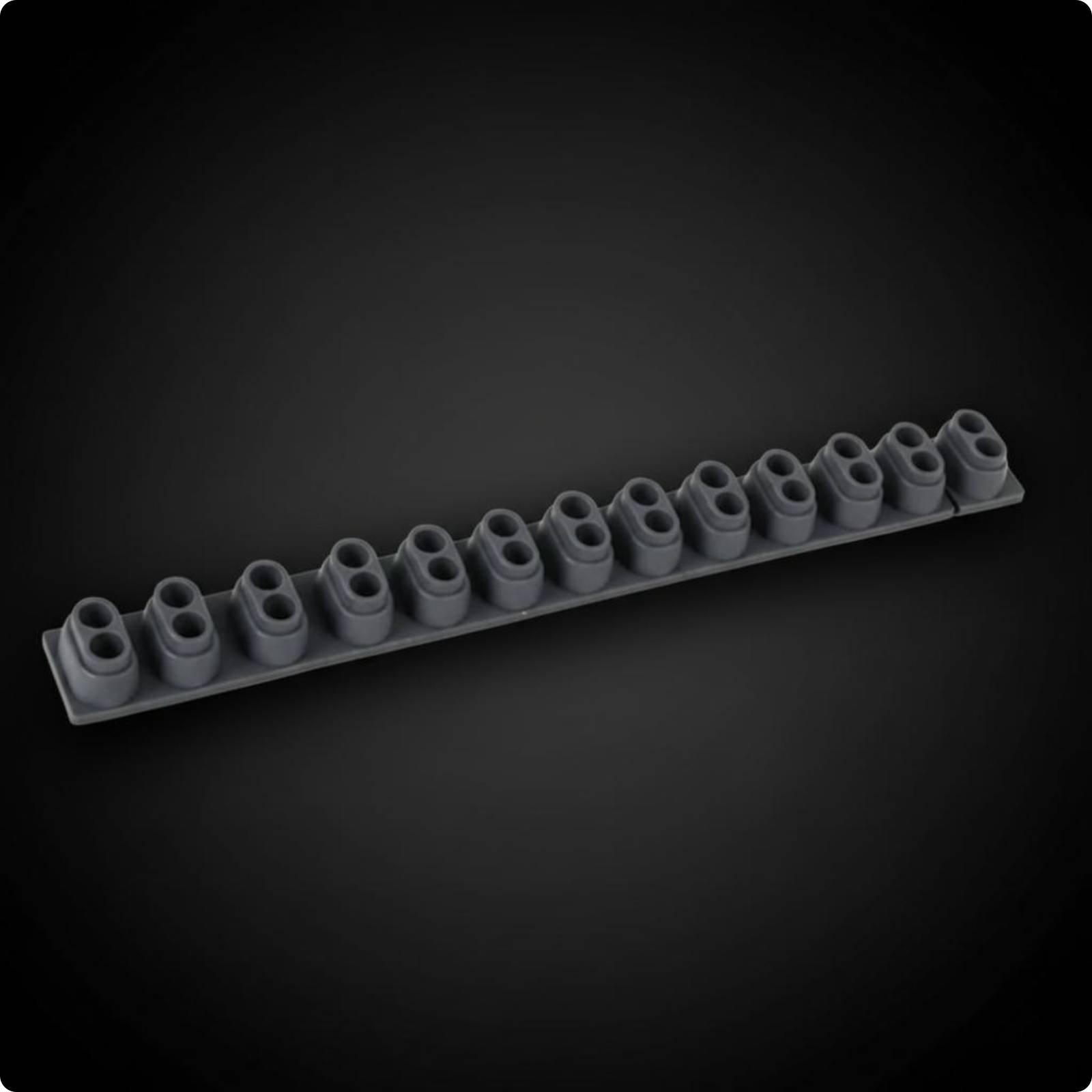 Electronic Keyboard Rubber Connector Easy to Install High Piano Key Strip