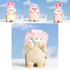 Adorable Plush Rabbit Keychain Soft Toy For Kids Cute Decor With Pp Cotton Filling