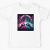 Speed Cars Neon Style Kids T-Shirt