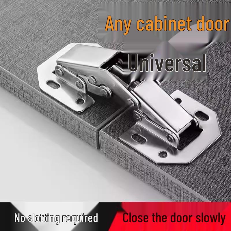 Balamale cu amortizare cu aplicare completă fără găurire, Balamale pliabile pentru dulap de haine și dulap de bucătărie