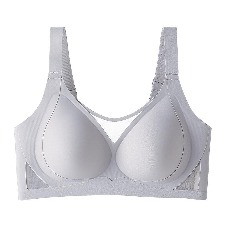 Women S Summer Thin Fixed Cup No Wire Push Up Plus Size Seamless Bra