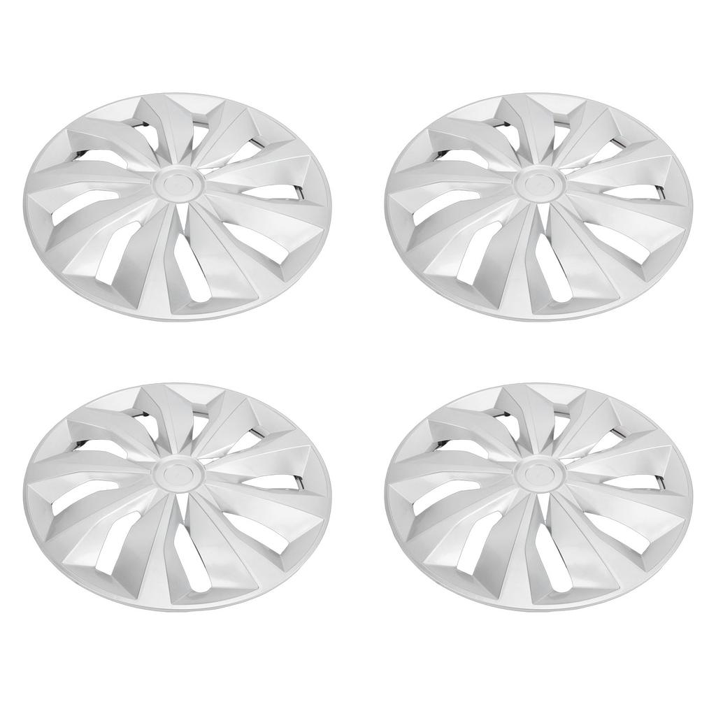 4 Pezzi Copricerchi 15 Pollici ABS Eleganti R15 Coprimozzi Sostituzione per Auto 208 Camion SUV