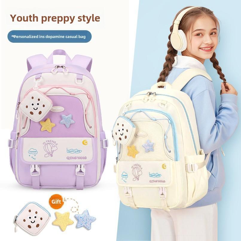 Cute School Bags for Teenage Girls Middle High School Backpack College Student Book Bag Large Capacity Backpack Travel Bag