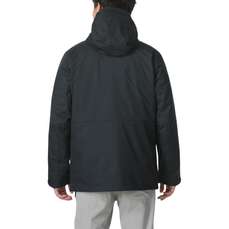 Columbia Waterproof Windproof Warm Three-In-One Jacket With Cotton Lining Men Jackets Black WE9872-010