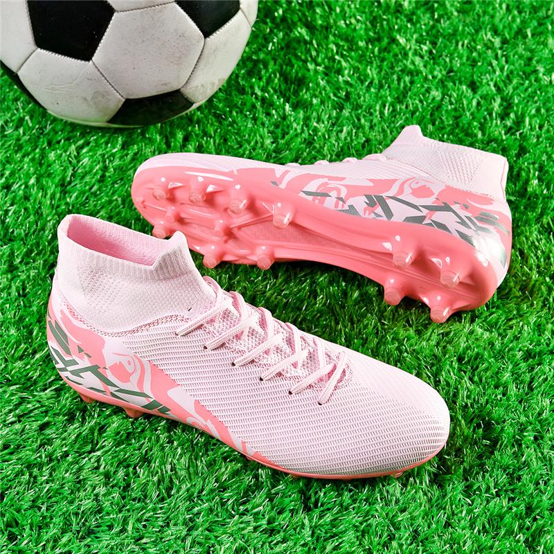 New Men Women Professional Soccer Shoes Unisex Futsal High-quality Football Boots Ultralight Hot Sale Cleats FG Sneakers