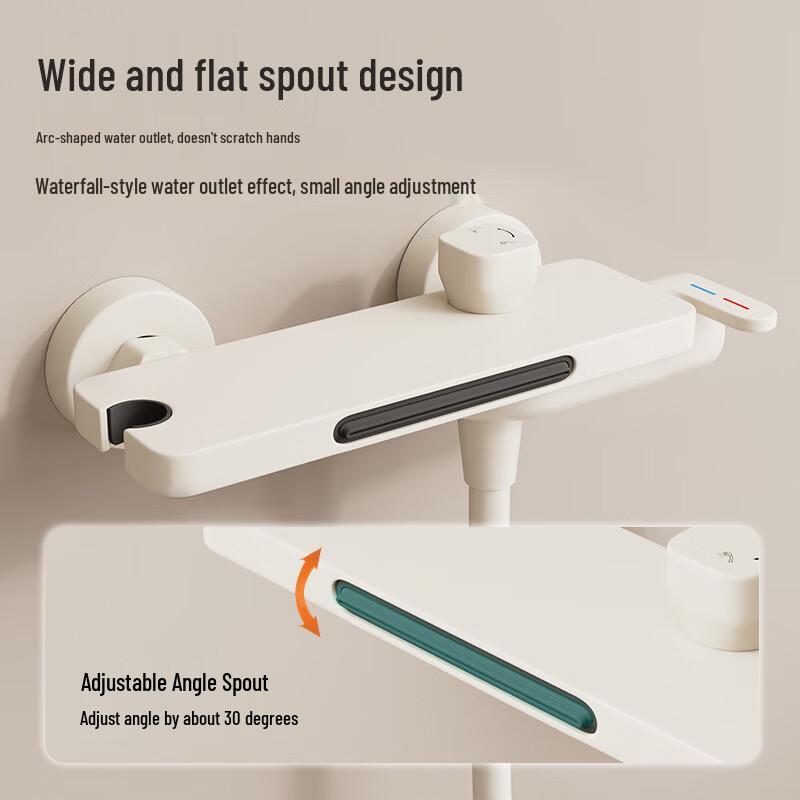 Yi Pan Gunmetal Grey Waterfall Bathtub Shower Faucet Sink faucet bathroom faucet kitchen faucet