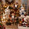 Cute Santa Claus Doll Creative Christmas Ornament Standing Santa Doll  Christmas Gifts