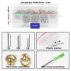 Heavy Duty D Ring Rivets Screw And Washer Set Buckle Handle Connector  For DIY Crafts
