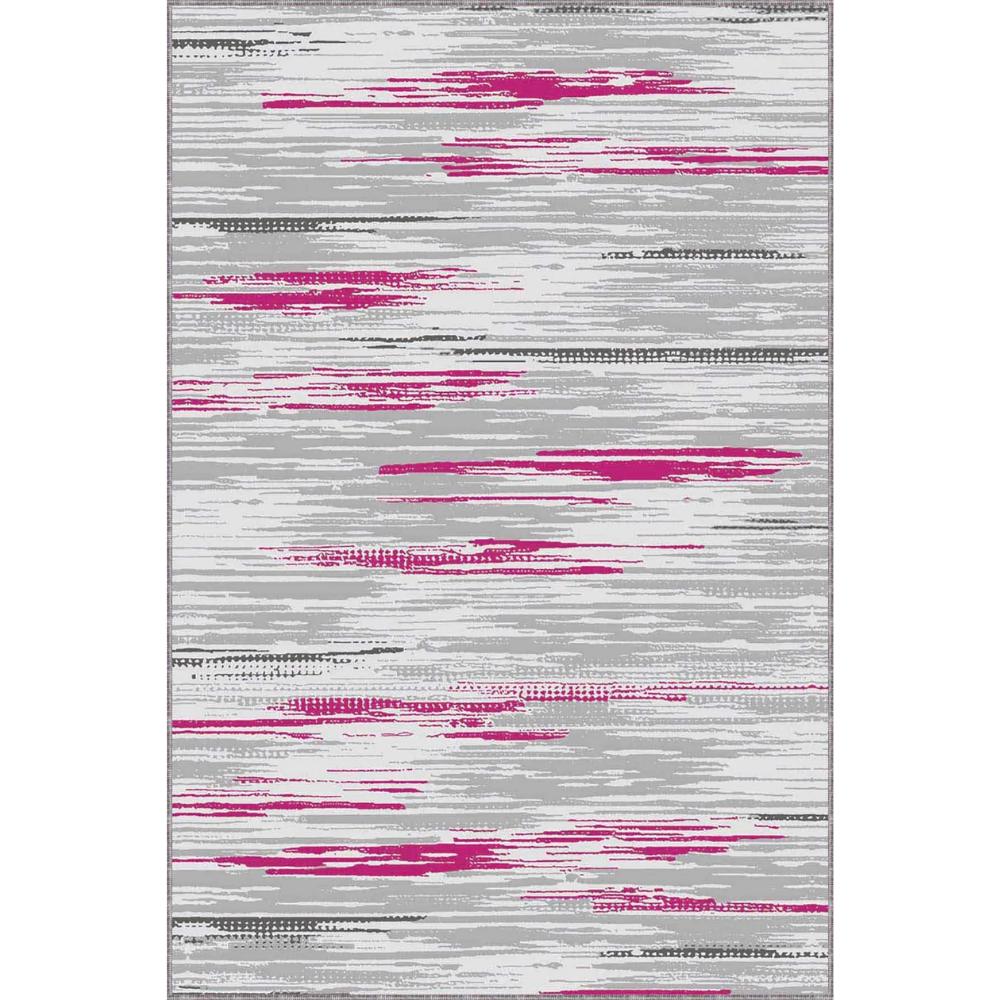 Fuchsia Plain Patternless Non-Slip Based Decorative Carpet, Living Room, Kitchen Rug, Bathroom and Bedroom Rug