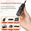 UHF Wireless RGB Microphone Set: Metal Handheld for Meetings & Family KTV