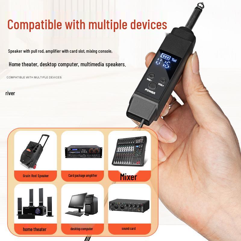 UHF Wireless RGB Microphone Set: Metal Handheld for Meetings & Family KTV