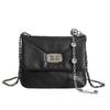 Black Diamond Bead Chain Crossbody Bag – Women’s 2025 Luxury Fashion 