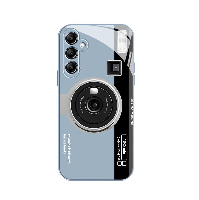 Samsung A32, A52S, A54, S21FE Metall-Liquid-Glass-Hülle mit komplettem Anti-Fall-Design für Schutz und Kreativität.