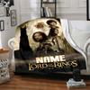 Epic Fantasy Adventure In Middle Earth Customize Your Name Cartoon Movie Pattern Blanket Chair Office Sofa Bed Camping Soft And Warm Give To Relatives